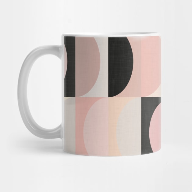 Mid-Century Modern Shapes / Vintage Blush by matise